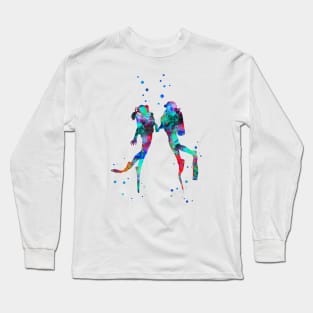 Scuba couple Long Sleeve T-Shirt